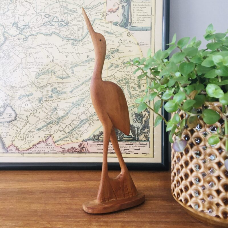 Vintage houten vogel