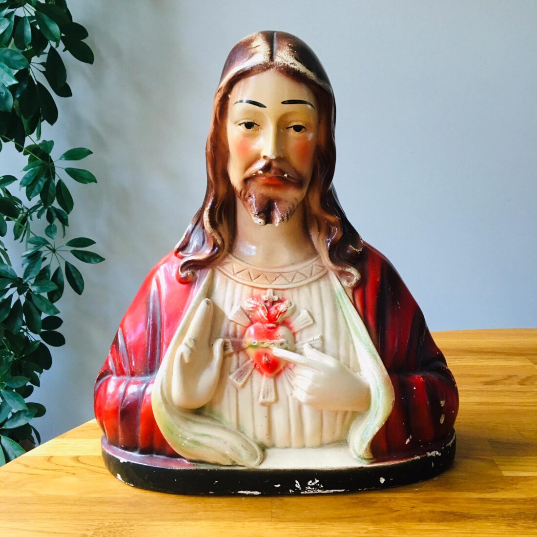 Vintage Jezus beeld