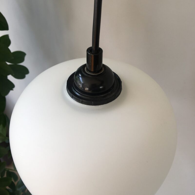 Vintage hanglamp melkglas